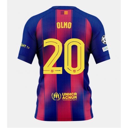 Billige Fotballdrakt Barcelona Dani Olmo #20 Replika Hjemmedrakt 2025-26 Kortermet Billige Fotballdrakt Barcelona Dani Olmo #20 Replika Hjemmedrakt 2025-26 Kortermet
